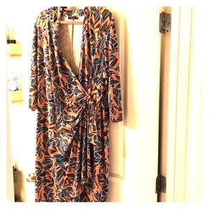 Fabulous faux wrap dress